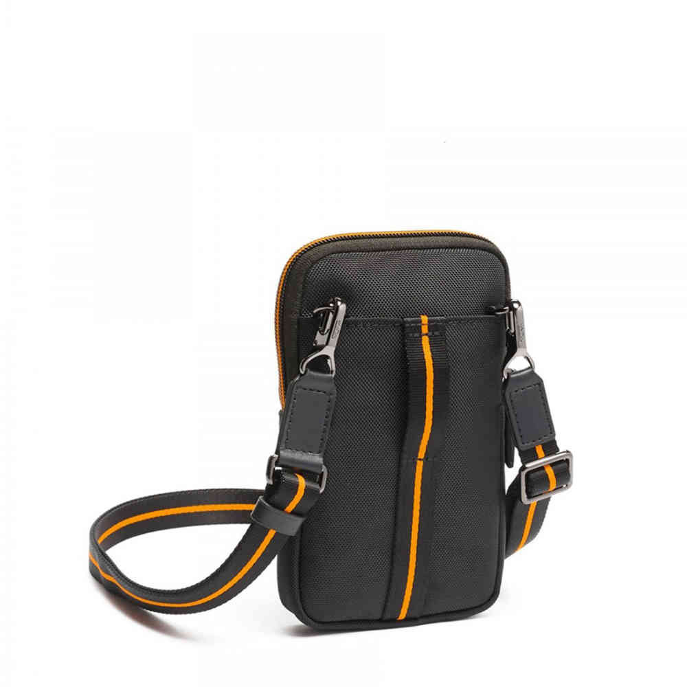 TUMI I McLaren Fuel Small Crossbody Black Sling Bag-thumb-1