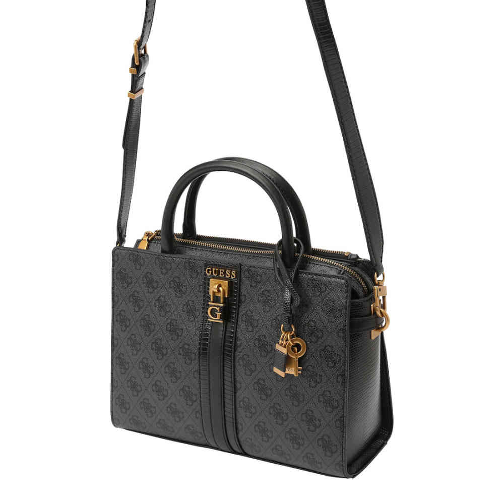 Guess Ginevra Premium Dark Grey Handbag-1