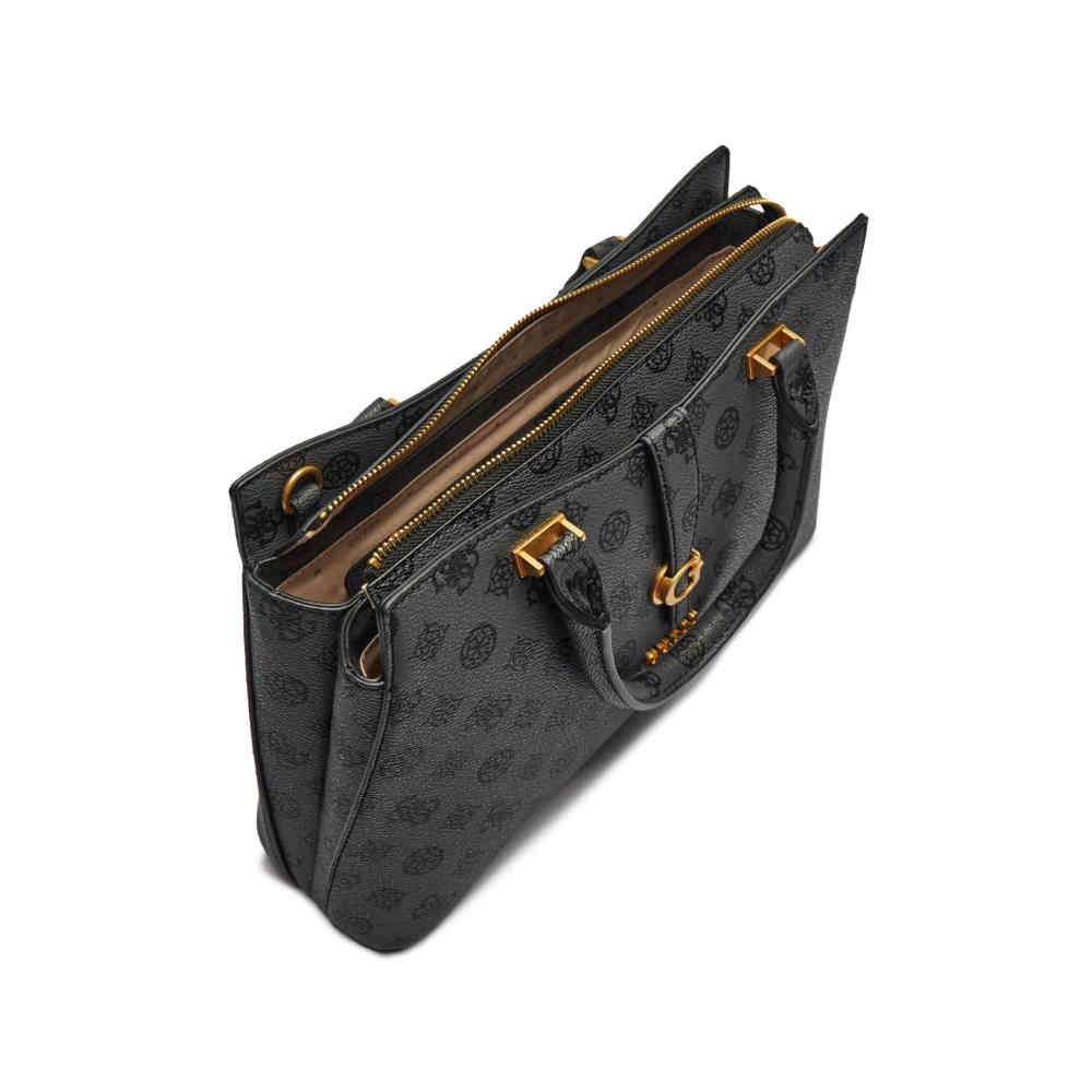 Guess Noelle Charcoal Shoulder Bag-3