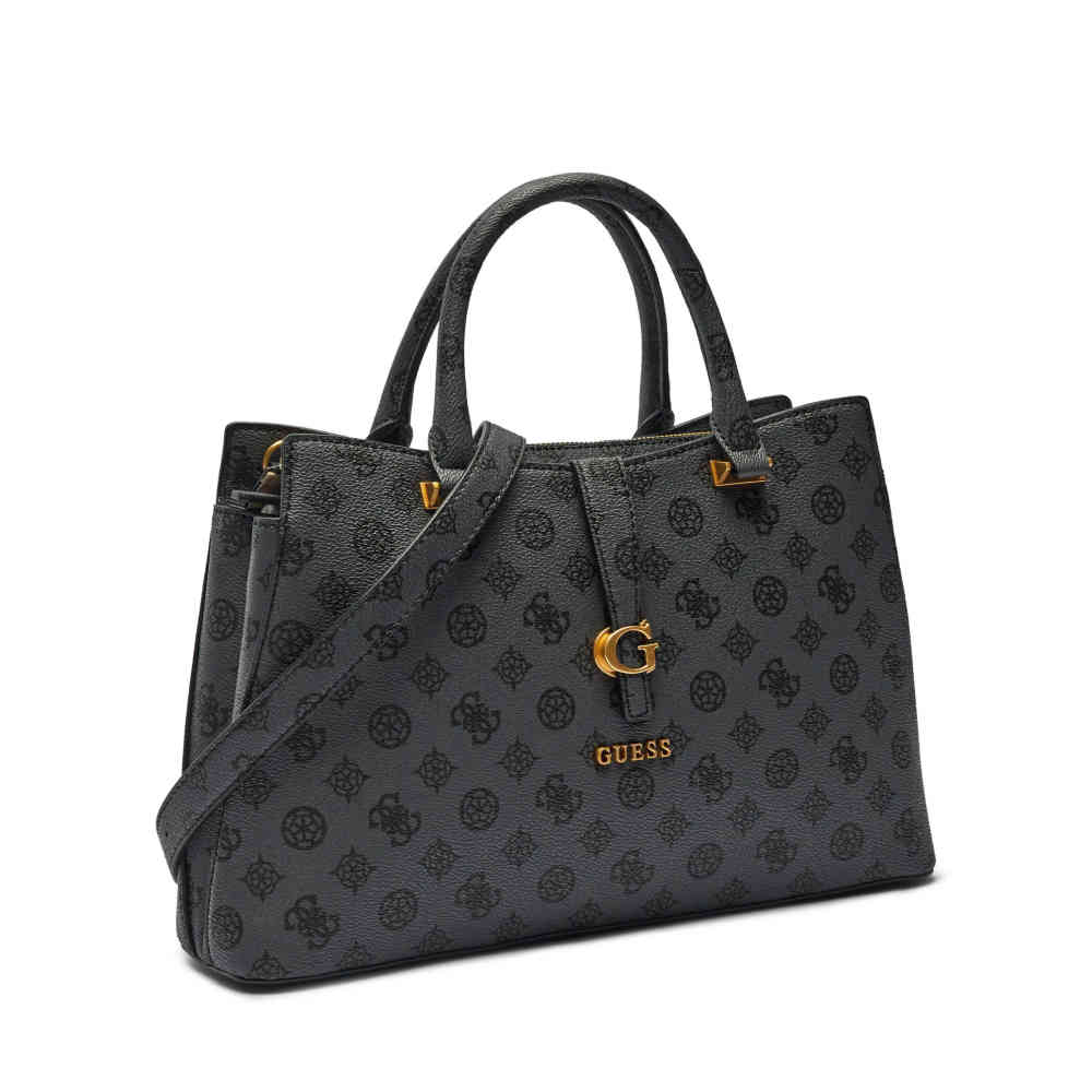 Guess Noelle Charcoal Shoulder Bag-2
