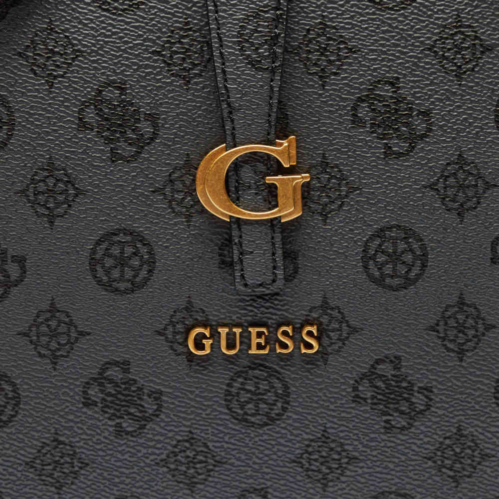 Guess Noelle Charcoal Shoulder Bag-6