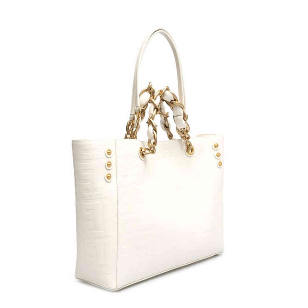 Balmain Premium White Tote Bags-thumb-1