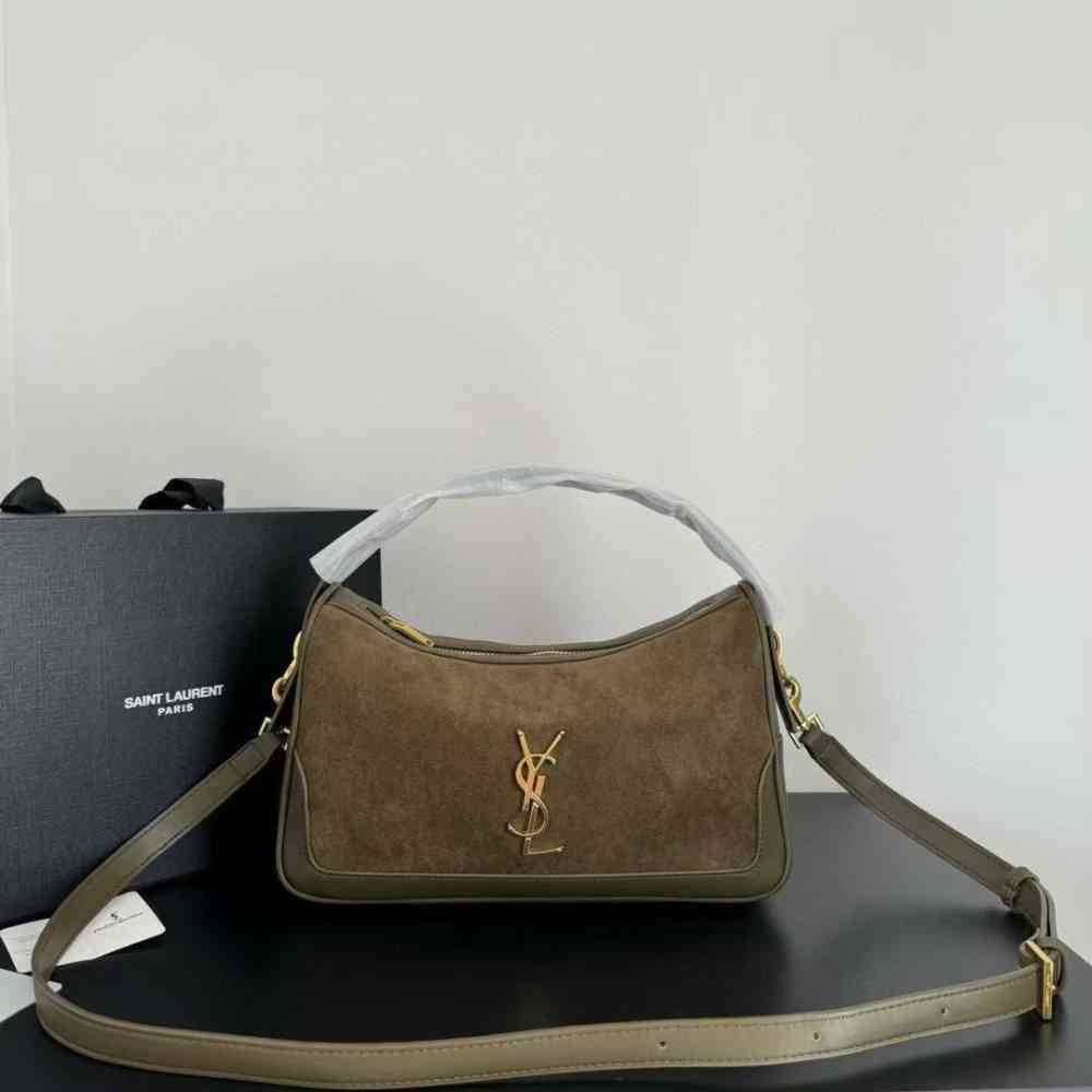 Green YSL Jamie Ponchon Brown bag