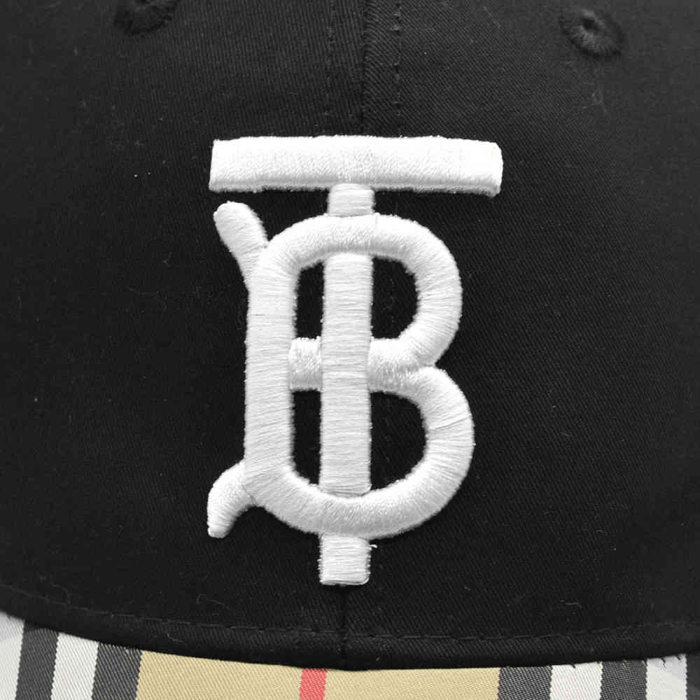 Burberry TB Embroidered Black Premium Cap-3