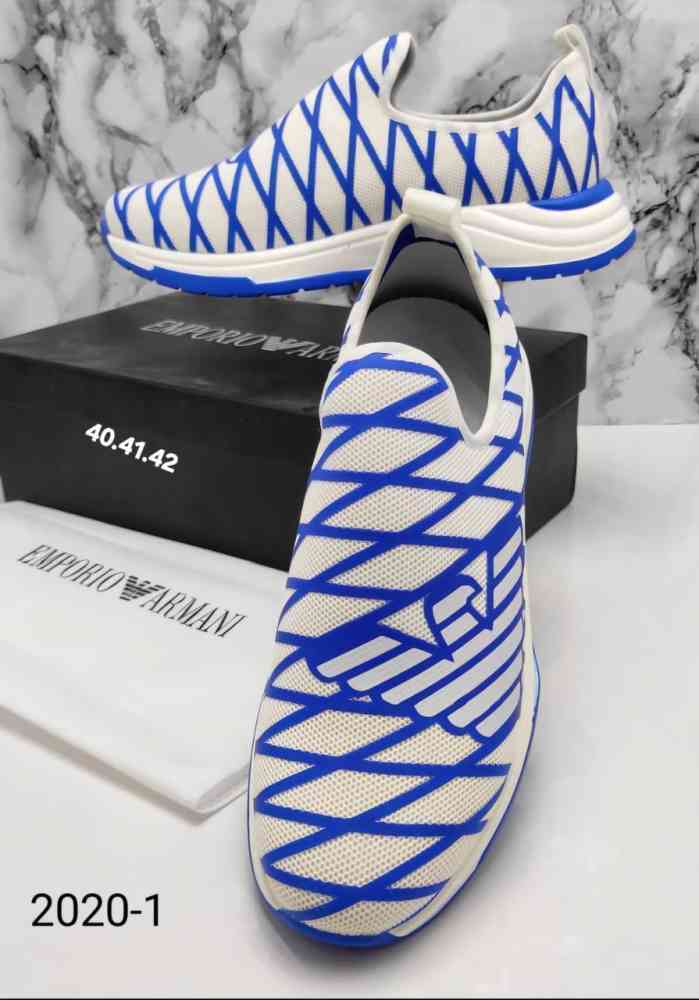 Emporio Armani Blue Premium Quality Sneakers-thumb-0