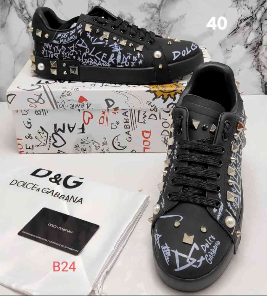Dolce & Gabbana Black Premium Daymaster Sneaker-thumb-0