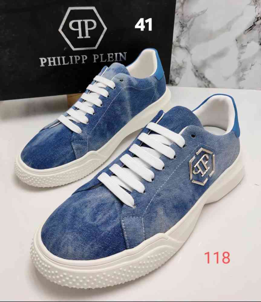 Philip Plein Sports Blue Premium Low-Top Sneaker-thumb-0