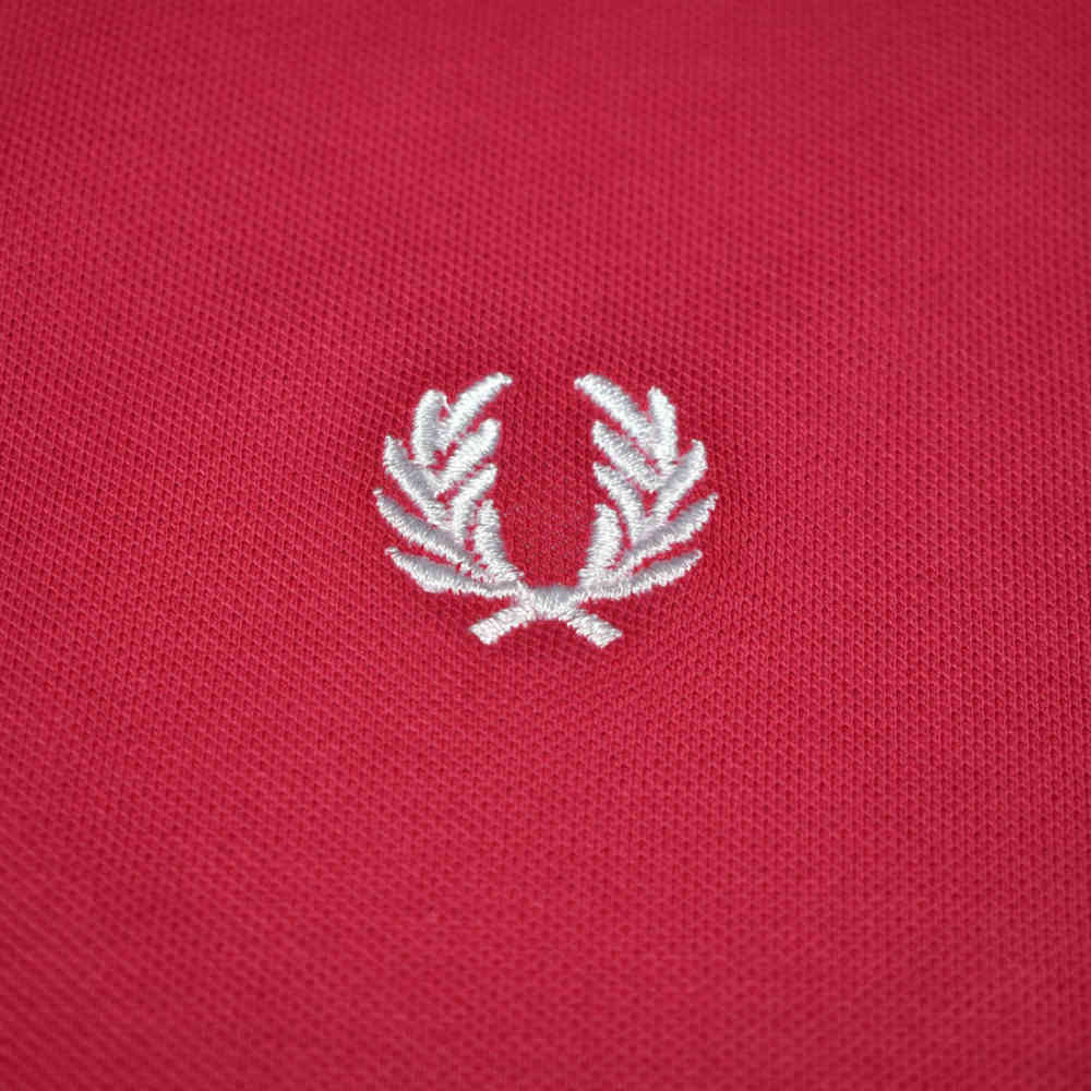 Fred Perry Embroidery Logo Dark Pink Premium Dress-thumb-3