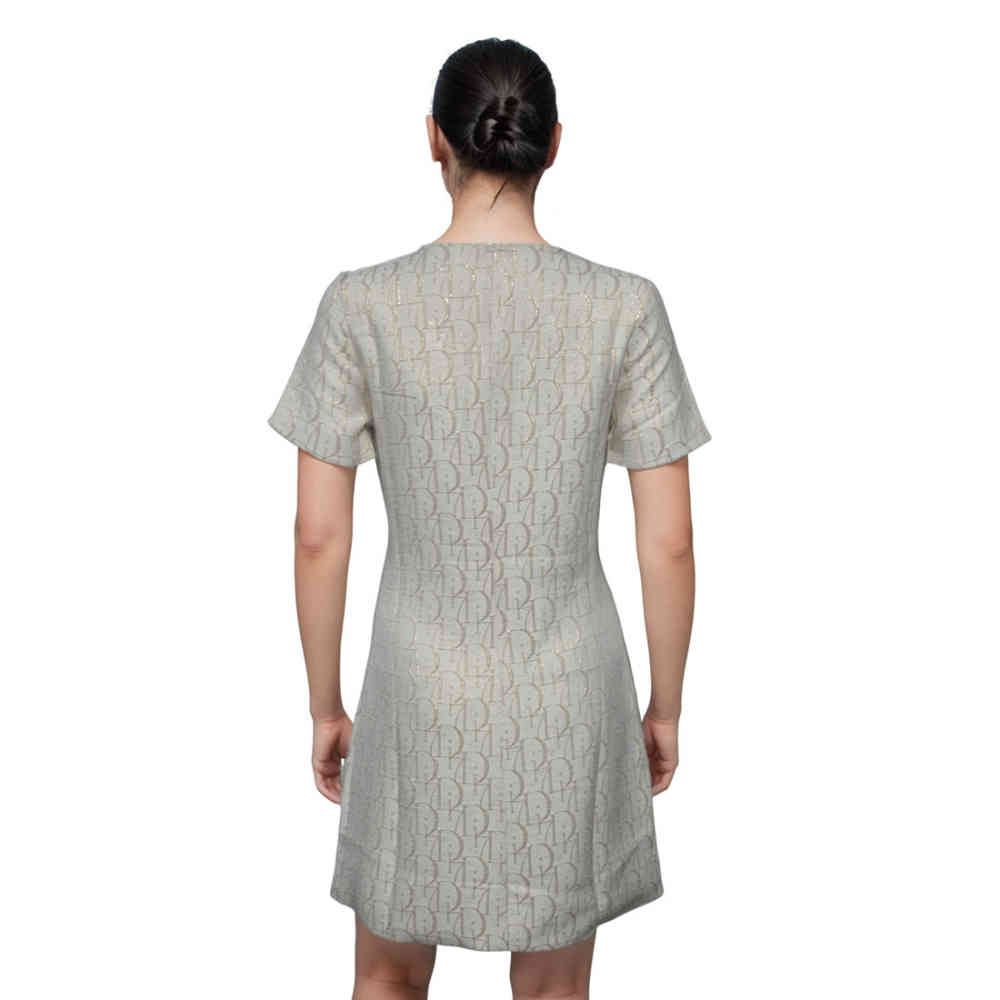 Dior Premium Cream Quality Cream Dress-2