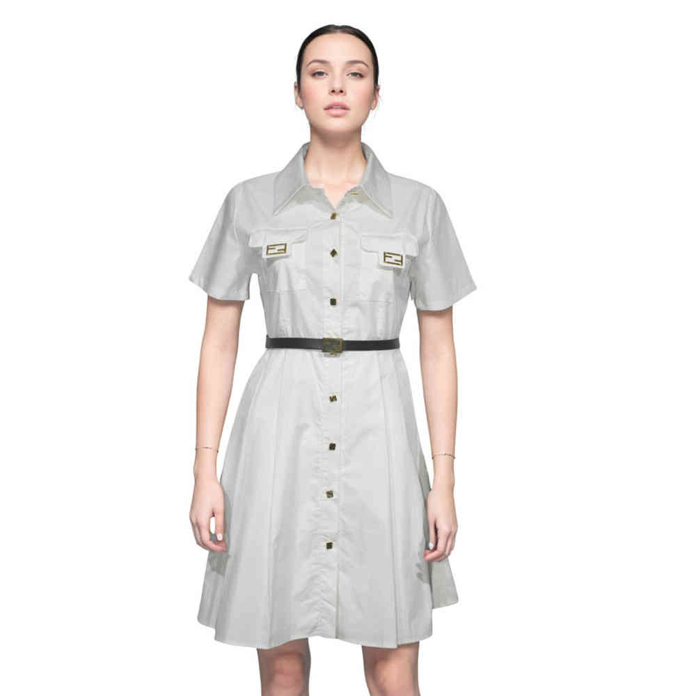 Fendi Premium Quality Short Sleeve Dress-thumb-1