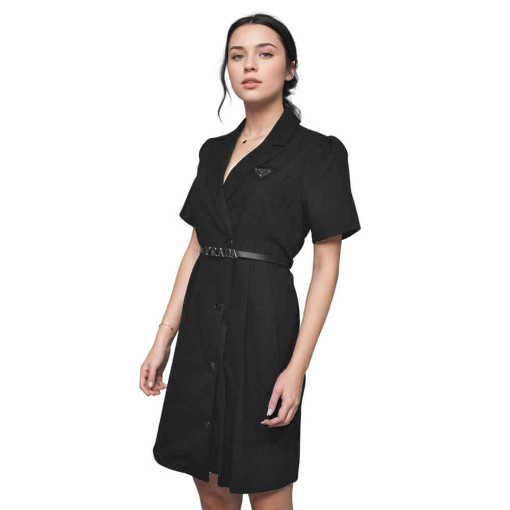 Black Prada White Premium Quality Dress