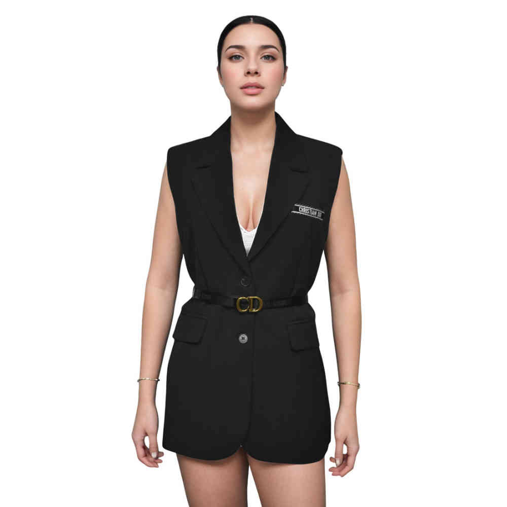 Dior Black Premium Quality Dress-1