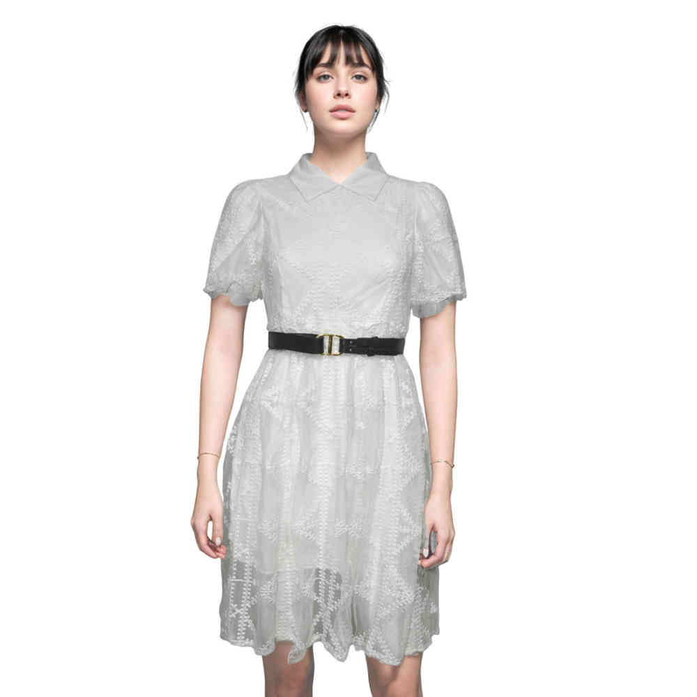 Dior White Premium Quality Dress-1