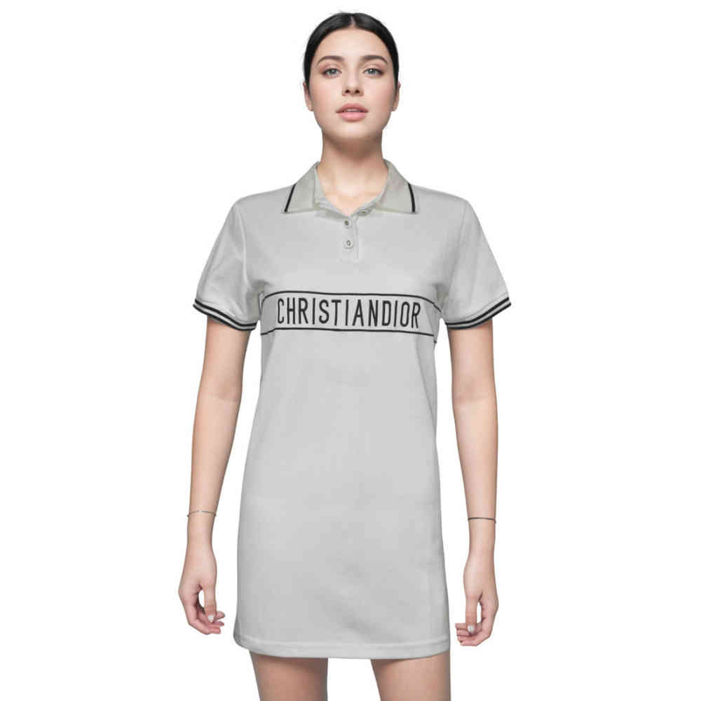 Dior White Premium Quality Dress-1