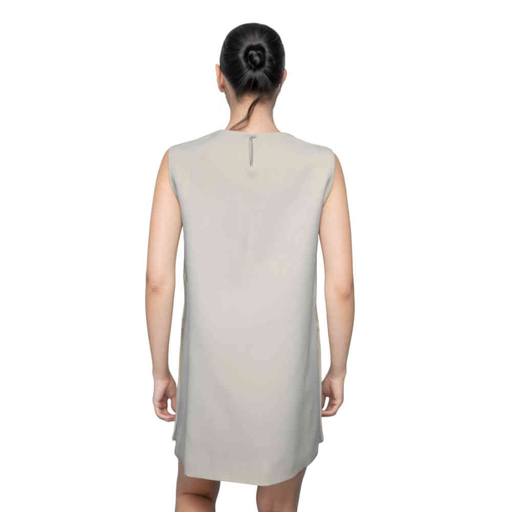 Dior Cream Premium Quality Luxury Dress-thumb-2