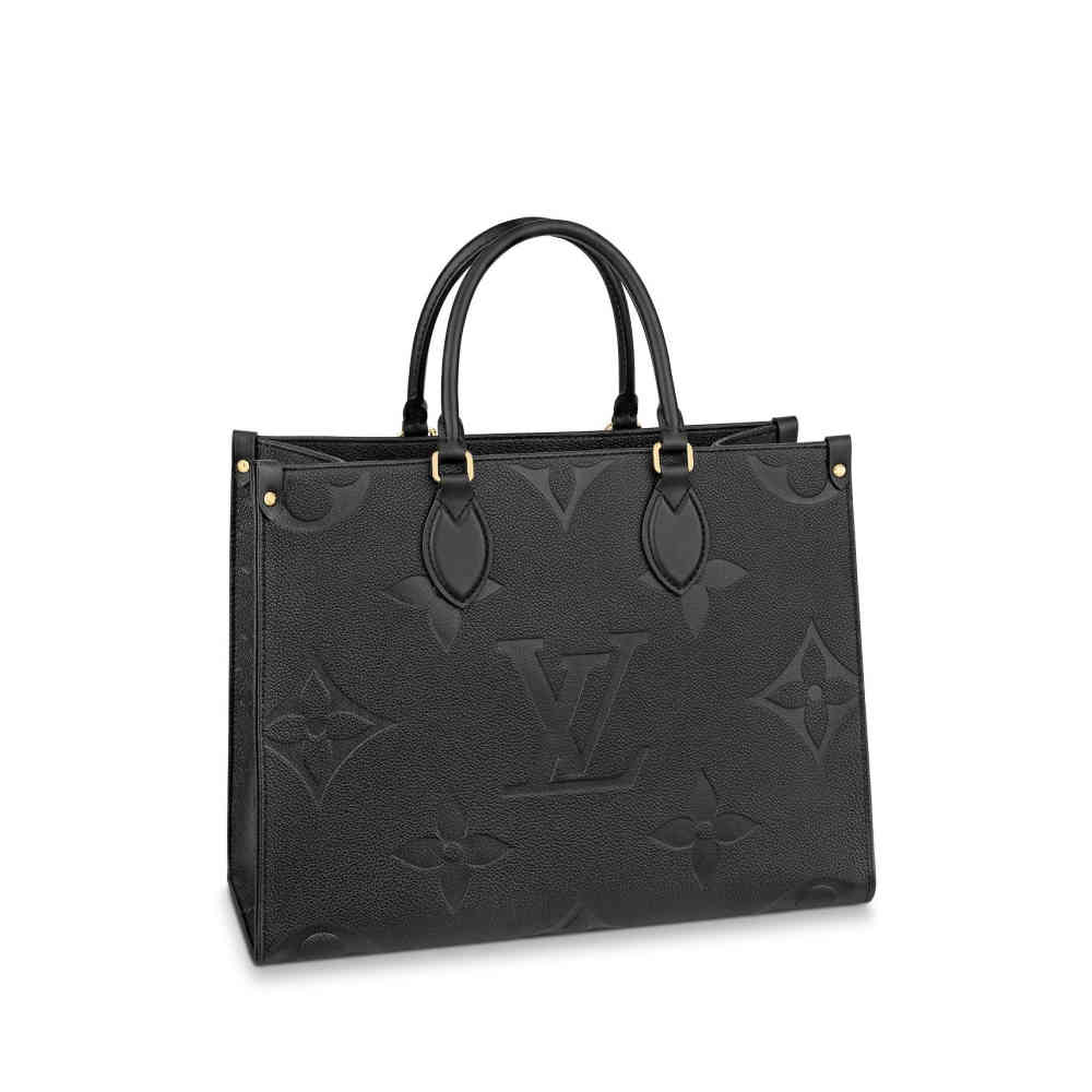 Louis Vuitton Onthego MM Black Tote Bag-7