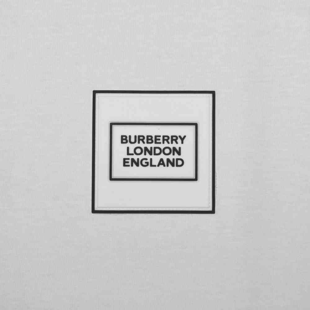 Burberry Patch White Premium Quality T-shirt-thumb-3