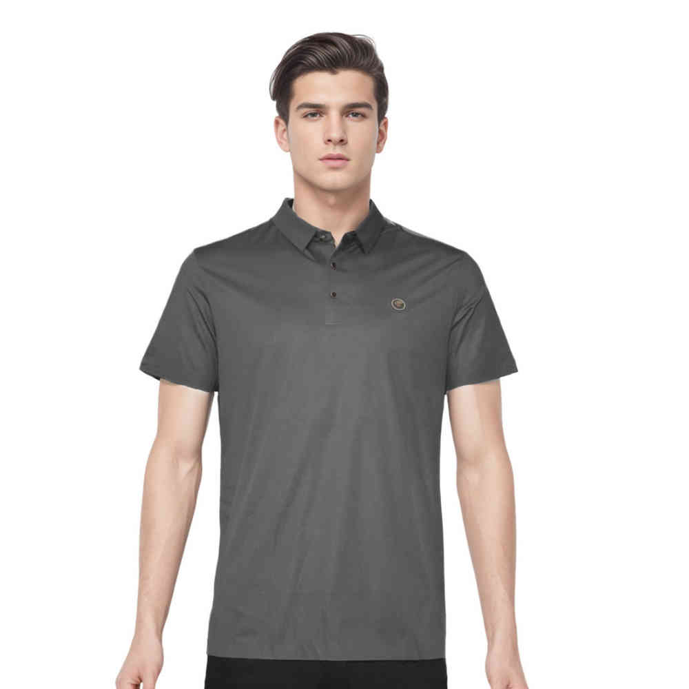 Grey Versace Blue Premium Quality Polo T-shirt