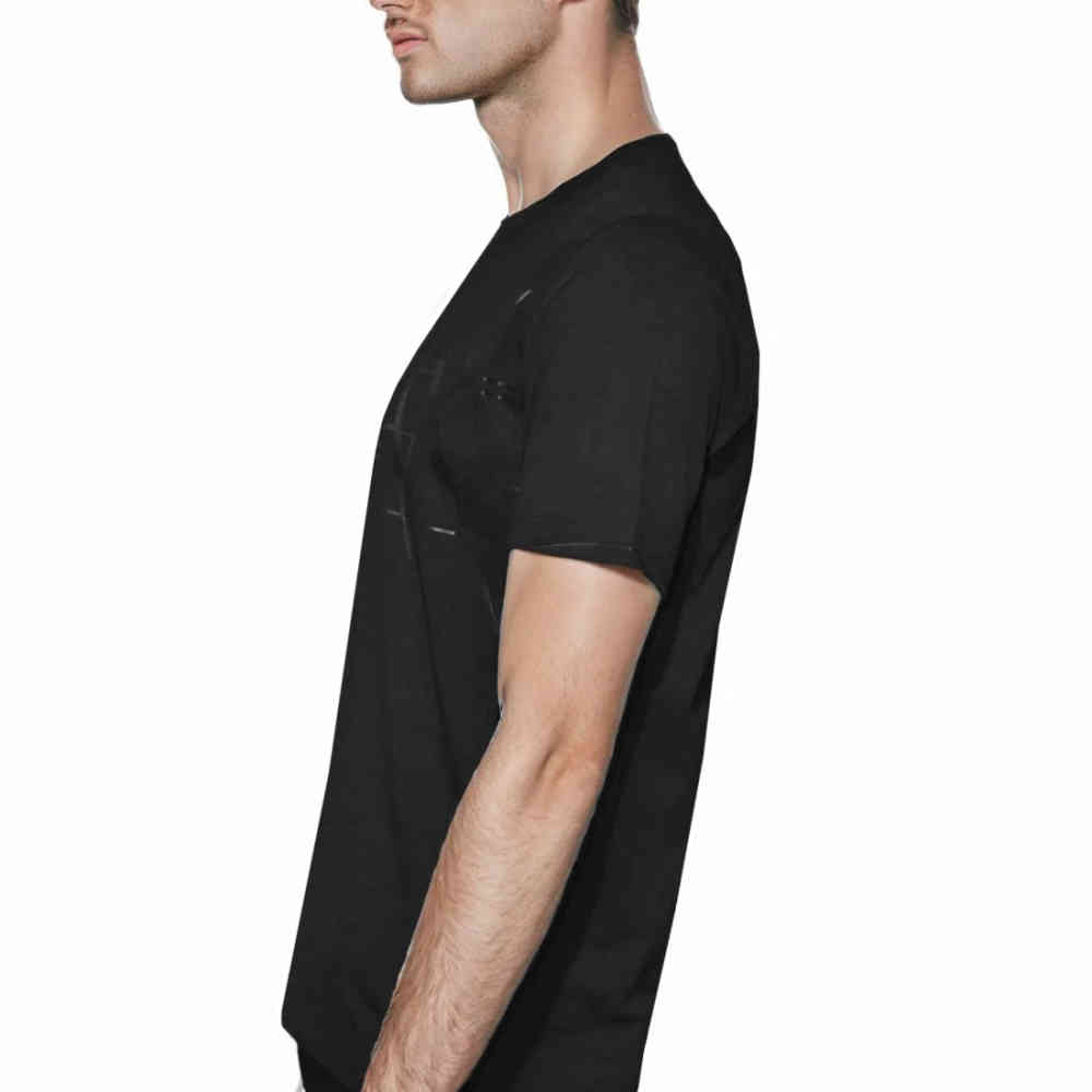 Armani Exchange Black Regular Fit T-shirt-3