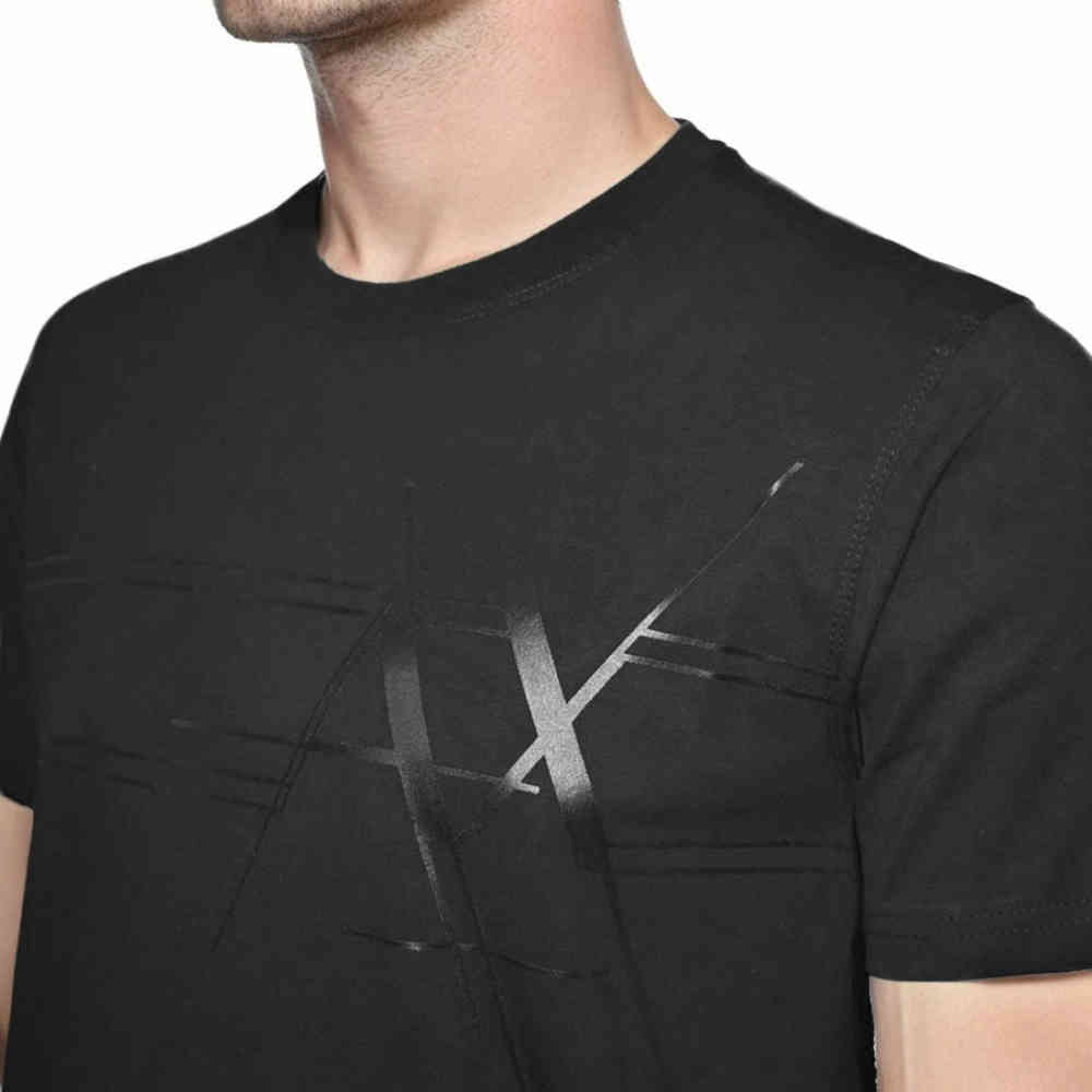 Armani Exchange Black Regular Fit T-shirt-2