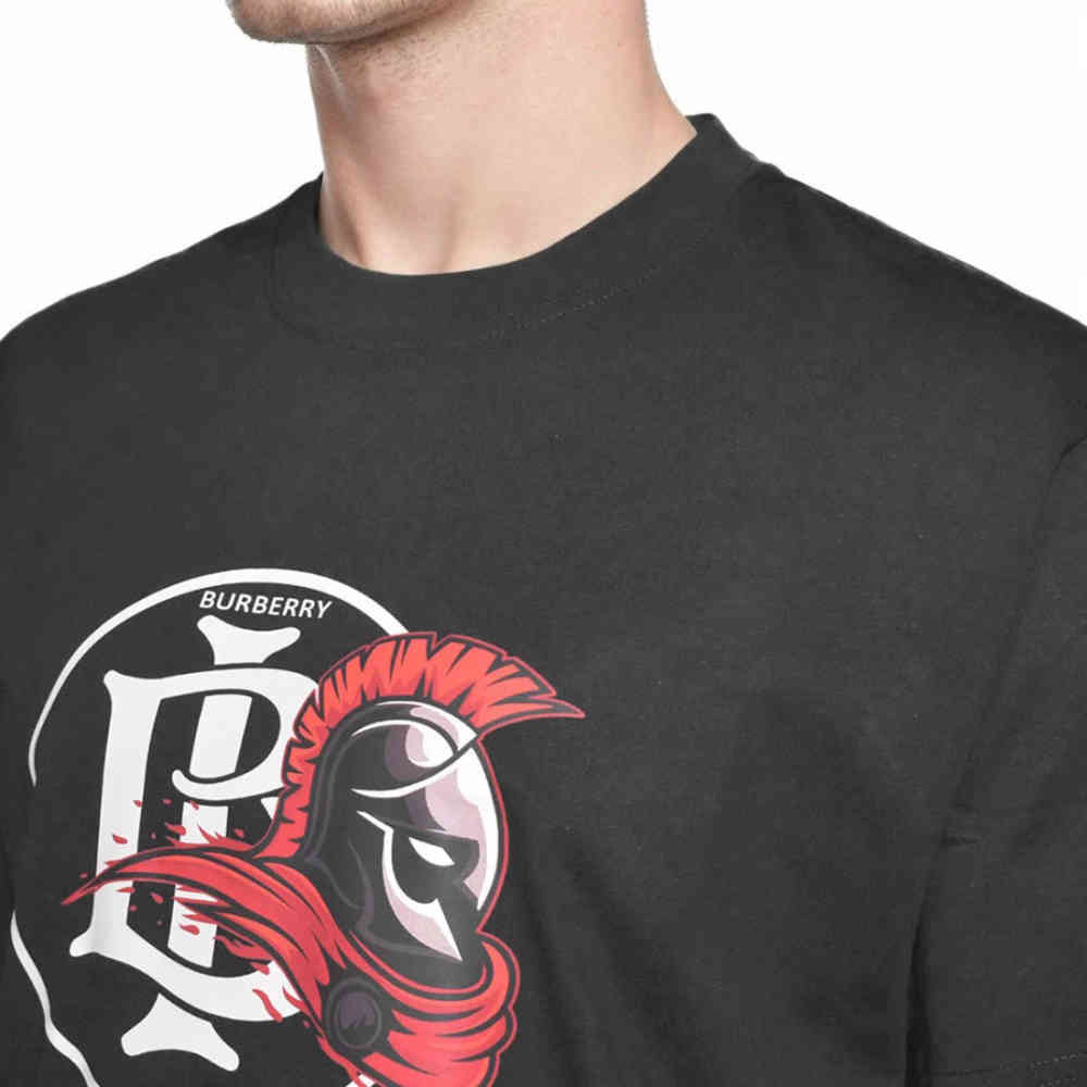 Burberry Black Premium Quality T-shirt-2