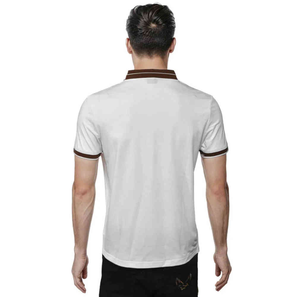 Salvatore Ferragamo Embroidered logo White T-shirt-1