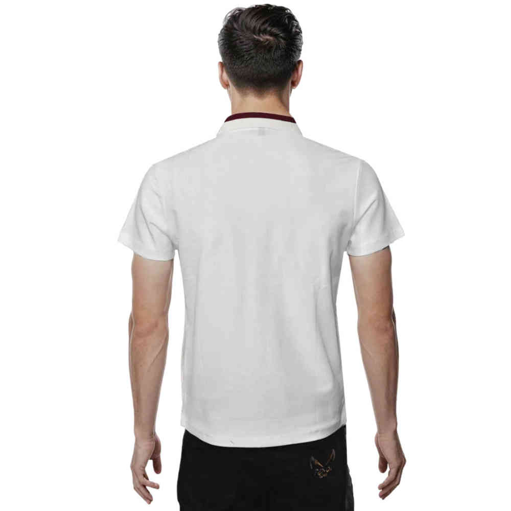 Salvatore Ferragamo Embroidered logo White Polo T-shirt-1
