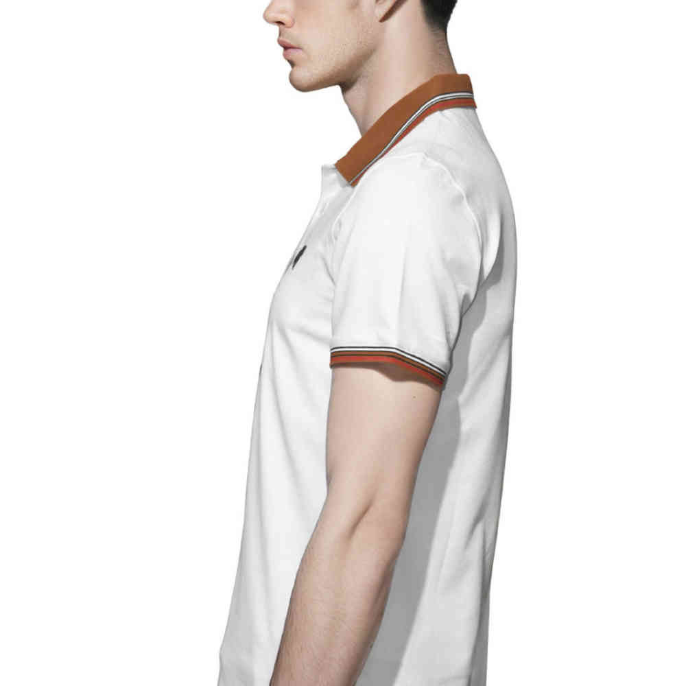 Burberry Embossed Logo White Premium Quality T-shirt-thumb-3
