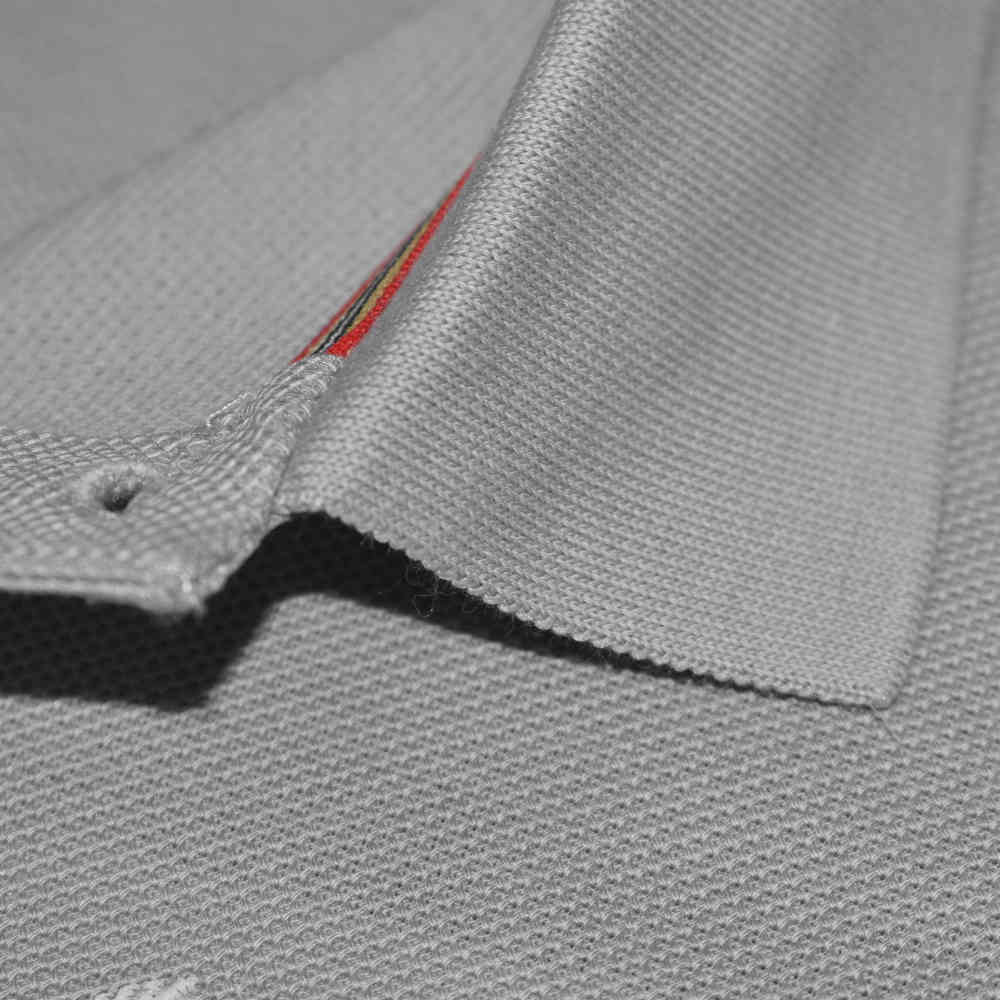 Burberry Grey Premium Quality Polo Luxury T-shirt-4