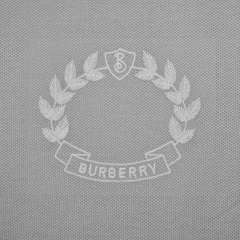 Burberry Grey Premium Quality Polo Luxury T-shirt-3
