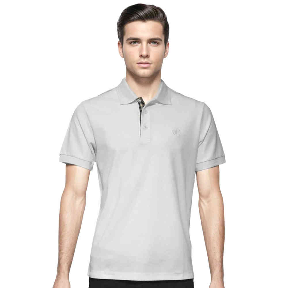 White Burberry Brown Premium Quality T-shirt