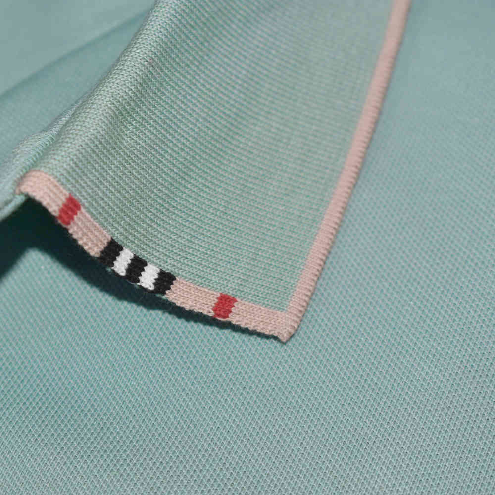 Burberry Green Premium Quality Polo Tees-thumb-4