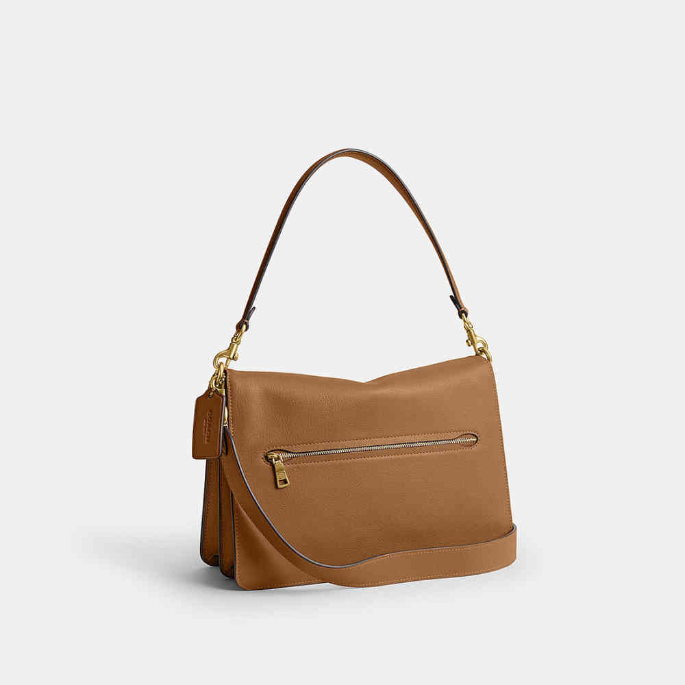 Coach Chain Tabby Brown Shoulder Bag-1