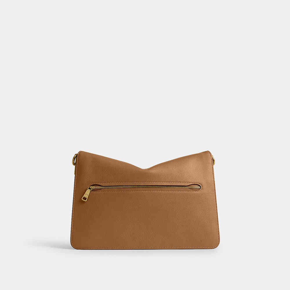 Coach Chain Tabby Brown Shoulder Bag-4