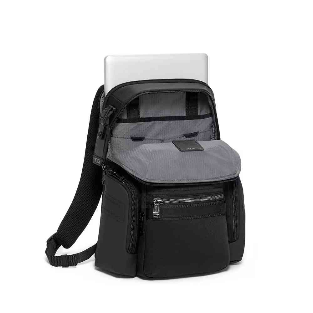 Tumi Alpha Bravo Navigation Black Backpack-thumb-4