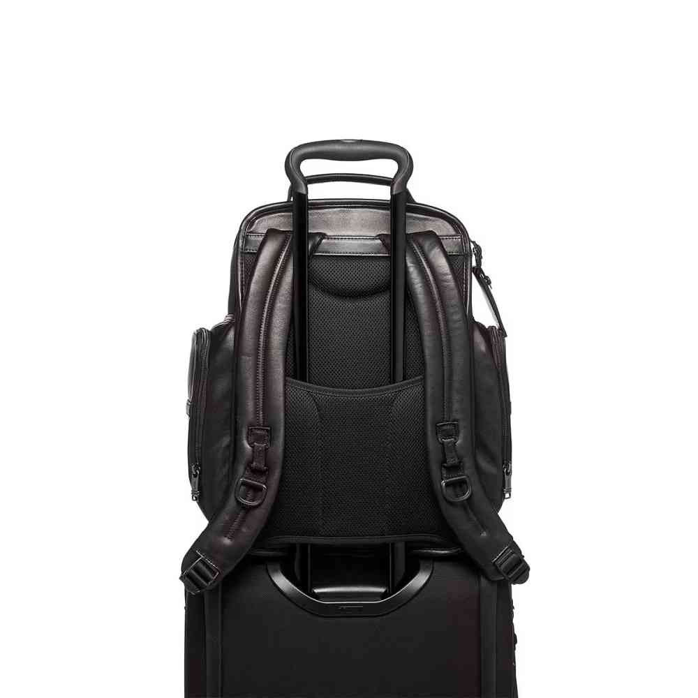 Tumi Brief Pack Leather Backpack-thumb-4