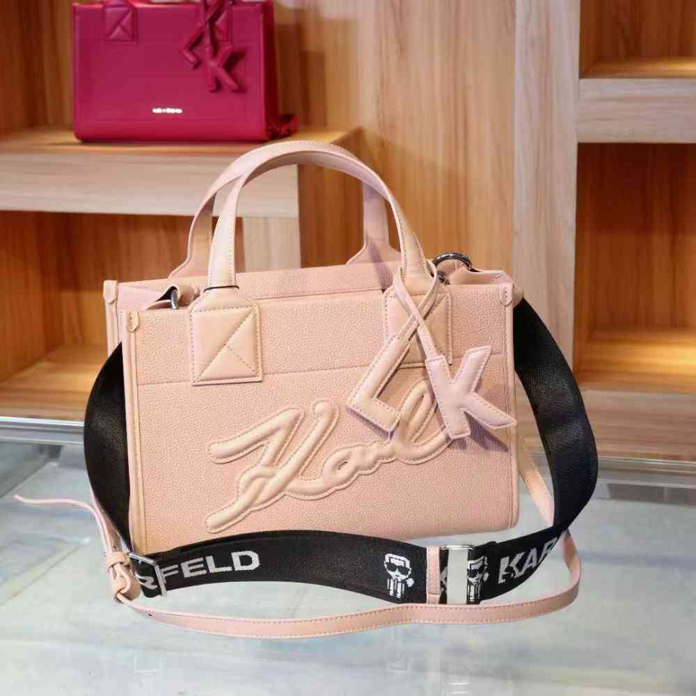 Cream Karl Lagerfeld K/Skuare Grainy Small Tote bag