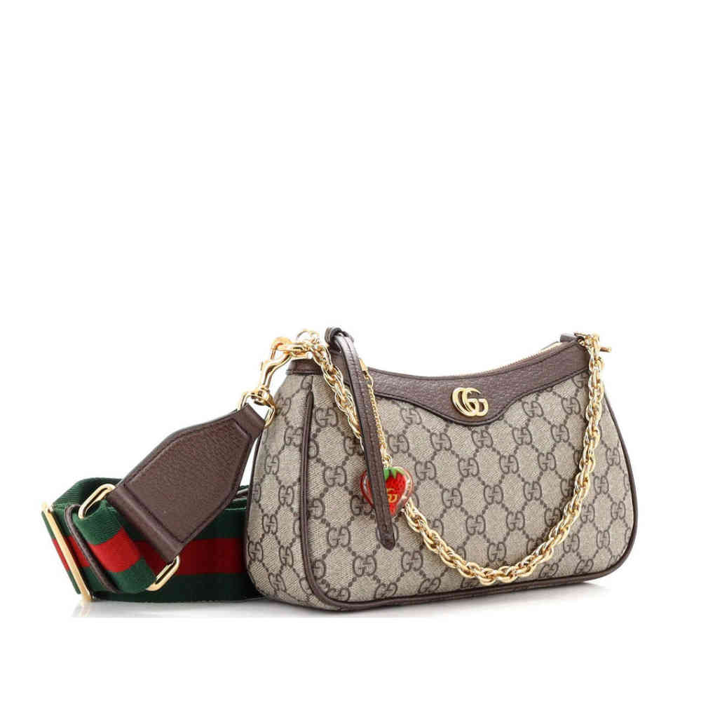 Gucci Ophidia Shoulder Bag With Strawberry Charm Shoulder Bag-thumb-2
