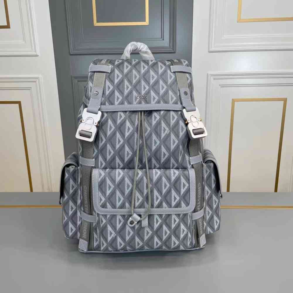 Dior Grey Premium Saddle Bag-thumb-1