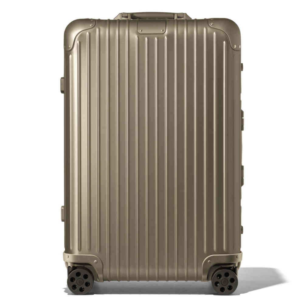Titanium Rimowa Silver Premium Check-In Medium Trolley Bag