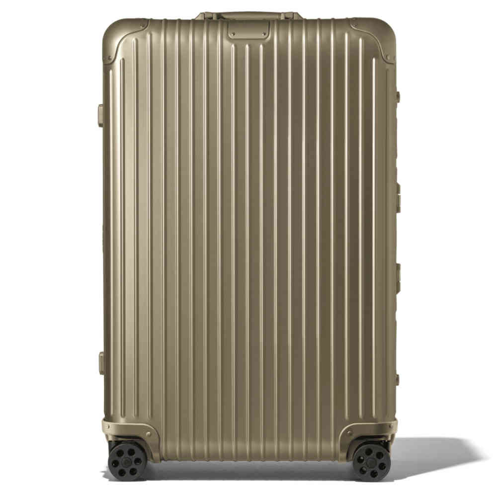 Titanium Rimowa Silver Premium Check-In Large Trolley Bag