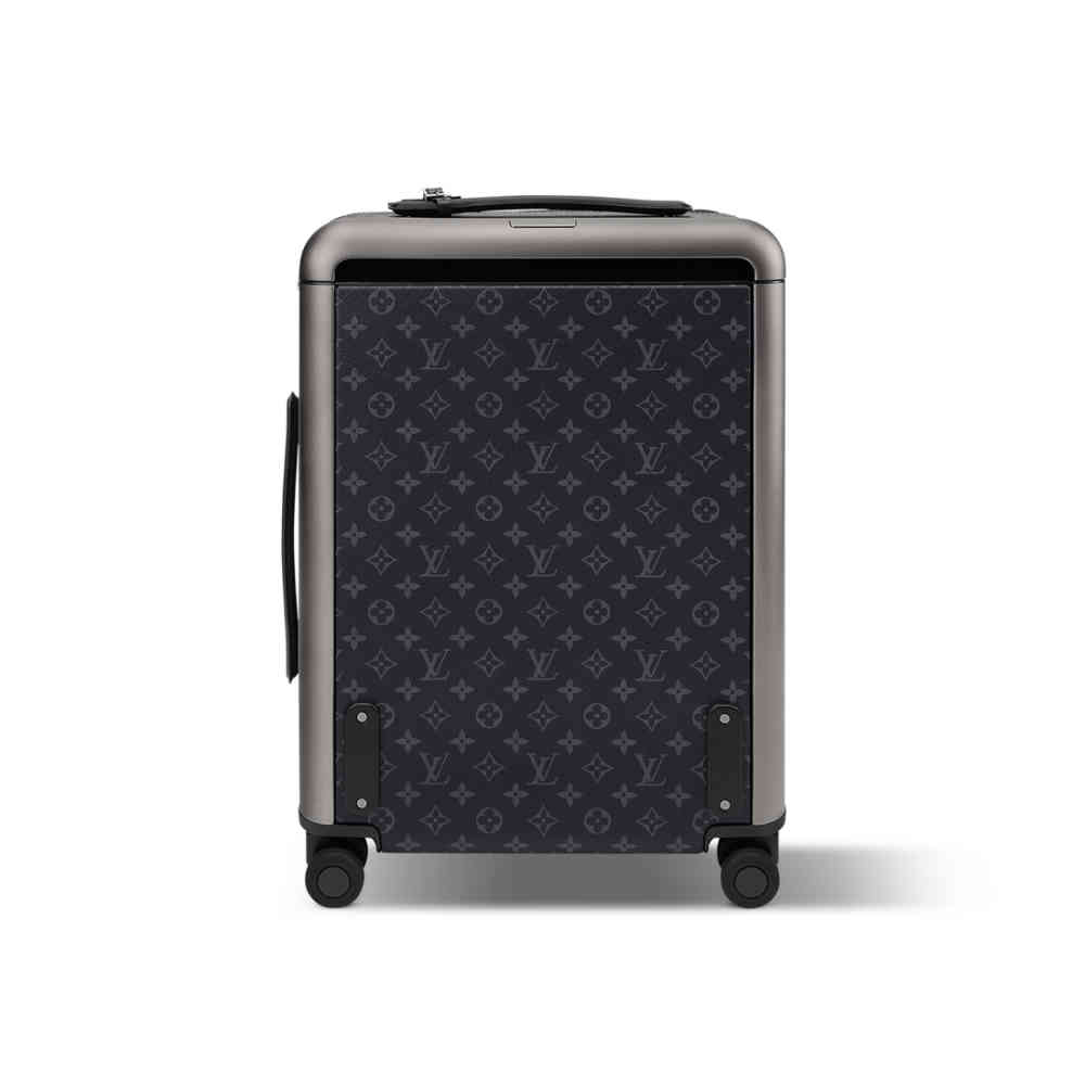 Louis Vuitton Black Premium Cabin Trolley Bag with Front zipped compartment-thumb-1