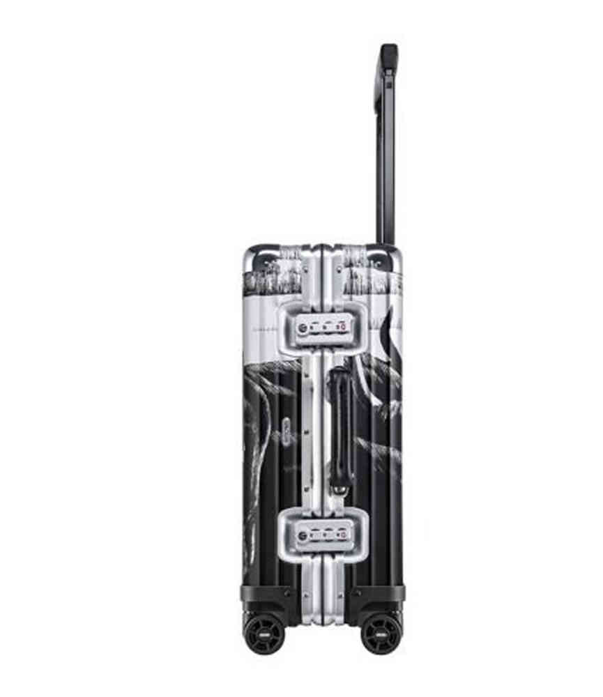 Rimowa Black Yue Minjun Limited Edition Premium Cabin Trolley Bag-thumb-2
