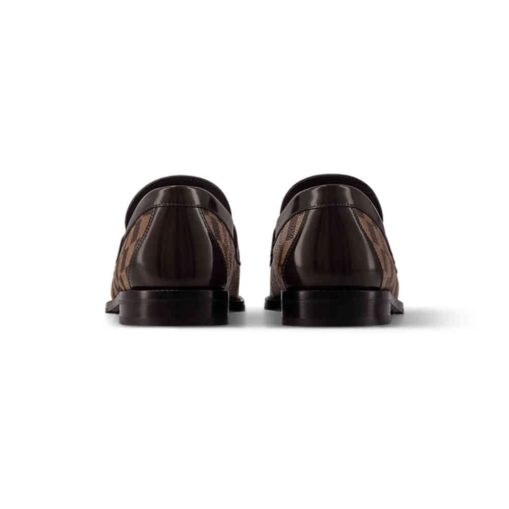 Louis Vuitton Brown Premium Quality Loafer-thumb-4