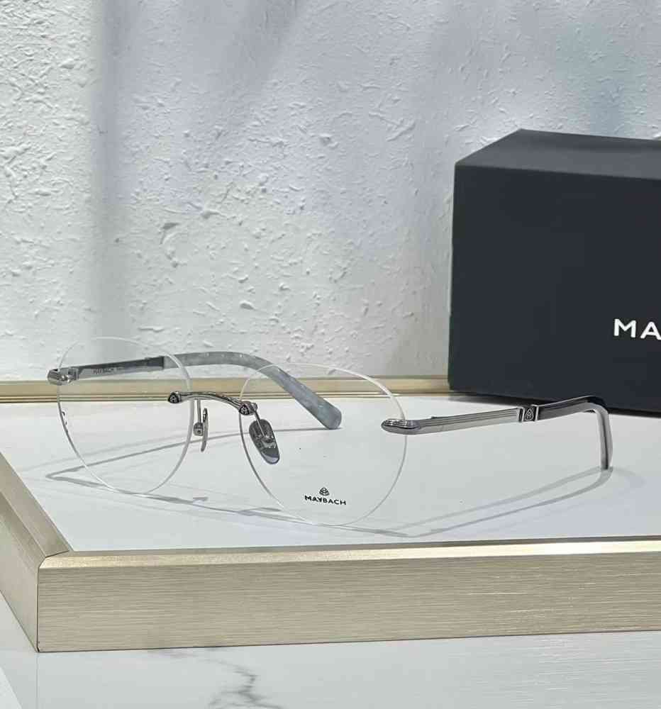 Silver Maybach Golden Luxury Frameless Sunglasses