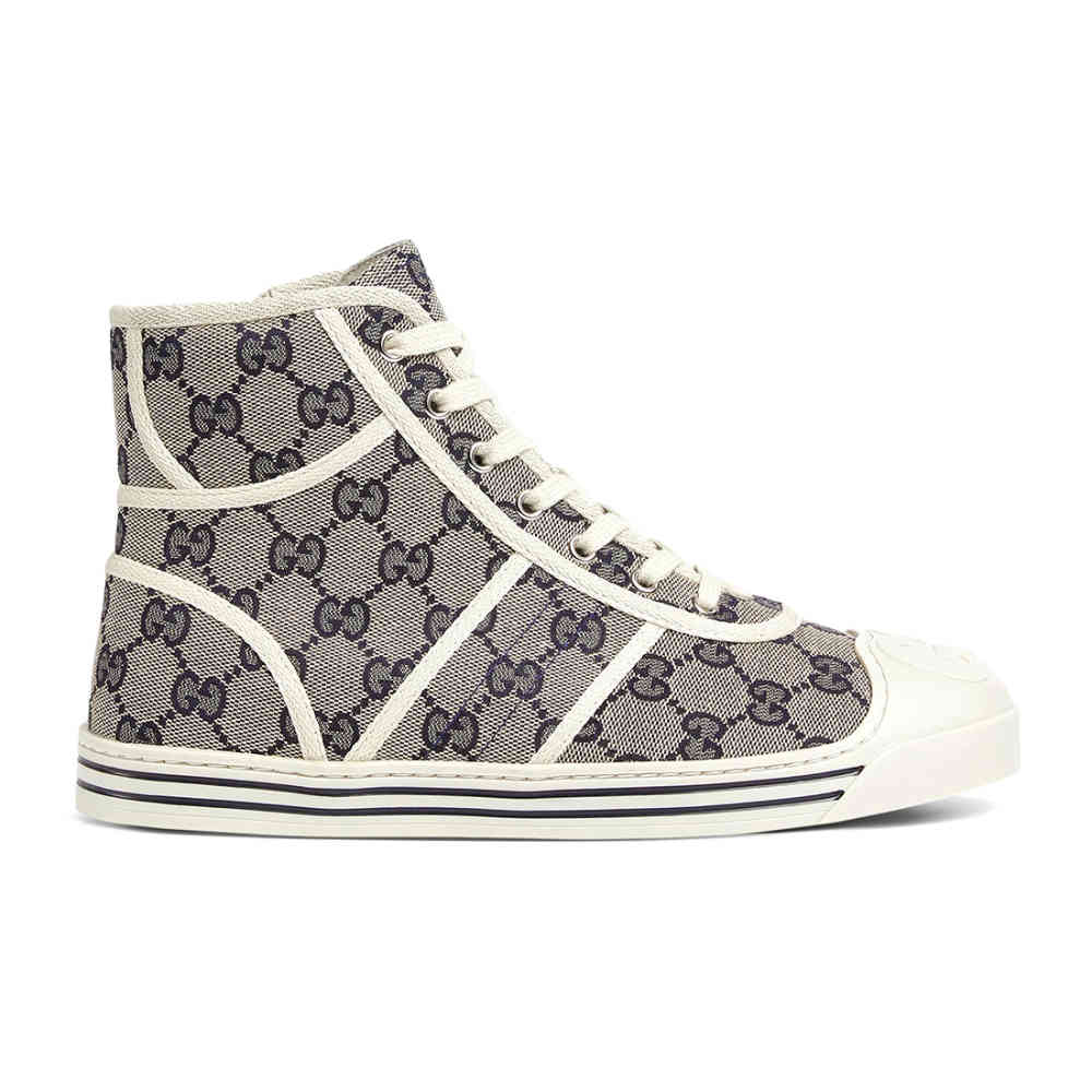 Gucci White & Brown Premium Quality Sneakers-thumb-1
