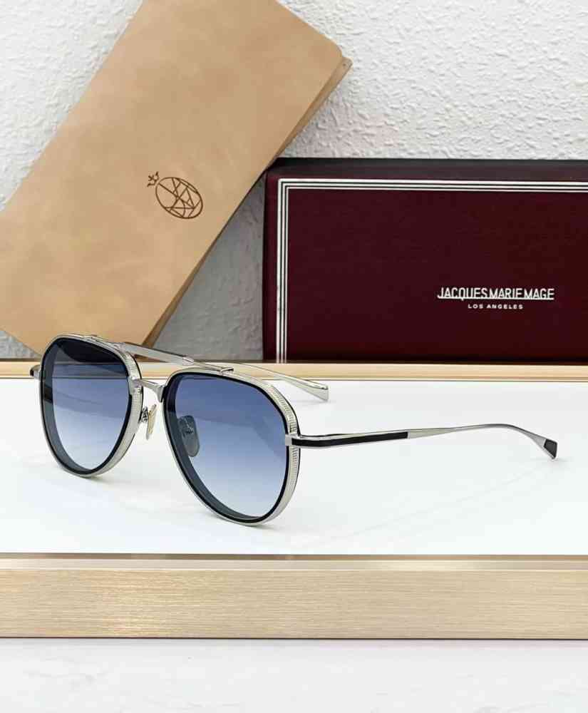 Blue Jacques Marie Mage Black Luxury Sunglasses