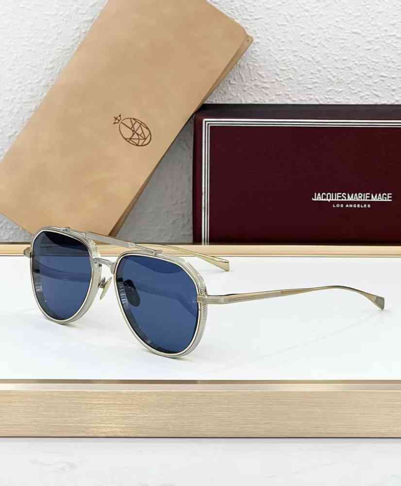 Navyblue Jacques Marie Mage Black Luxury Sunglasses