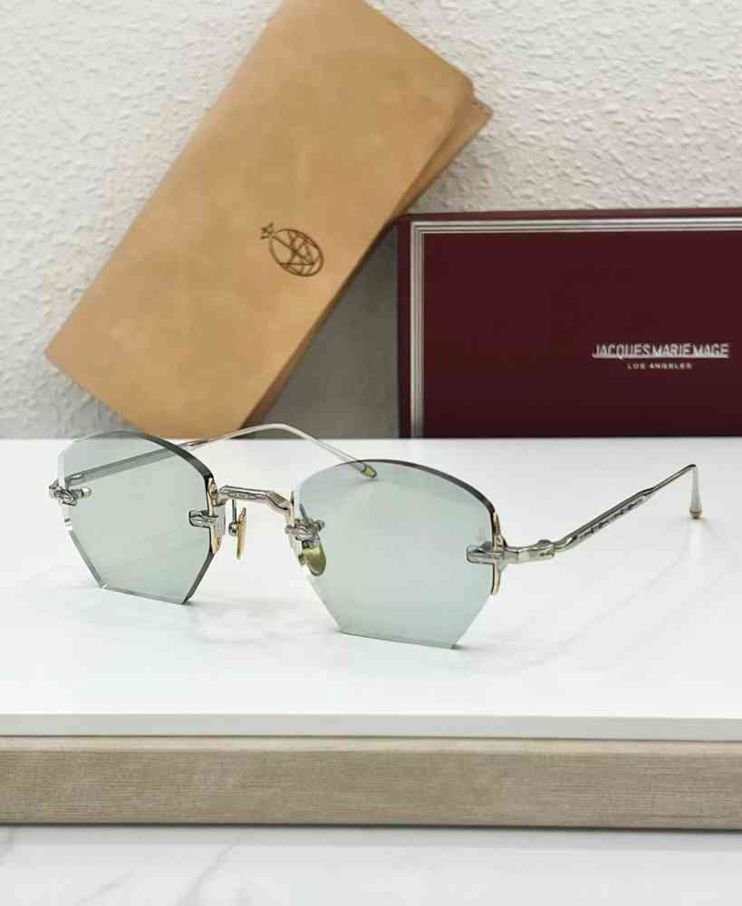 Blue Jacques Marie Mage Grey Luxury Sunglasses