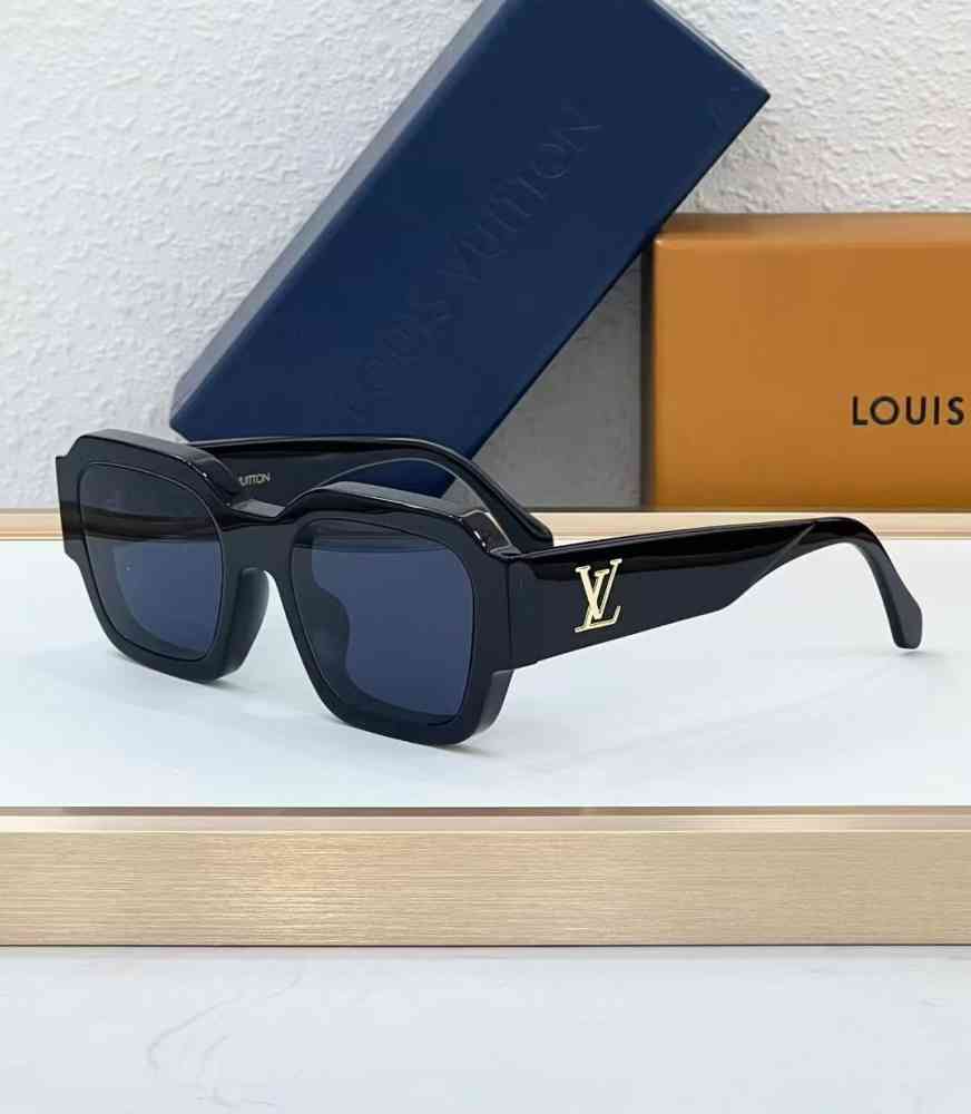 Blue Louis Vuitton Black Luxury Sunglasses